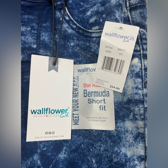 Wallflower - The Azalea Bermuda Shorts - Girls 10 - NWT - Picture 3 of 4